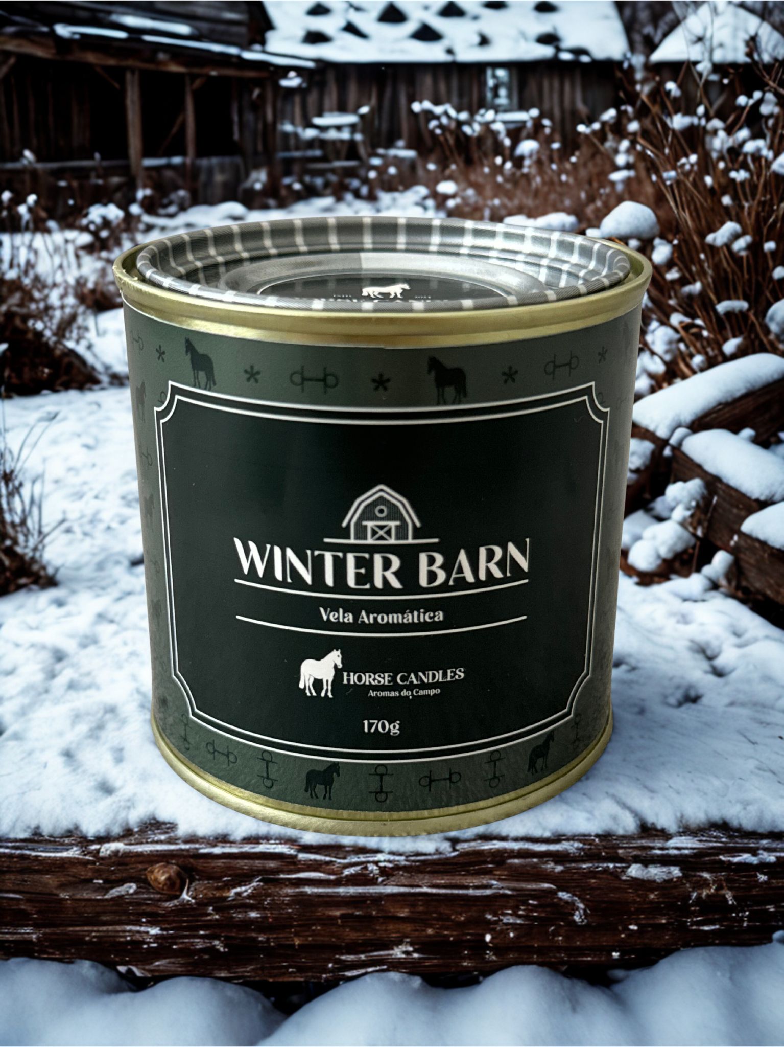 Vela Aromática Horse Candles - WINTER BARN 170g